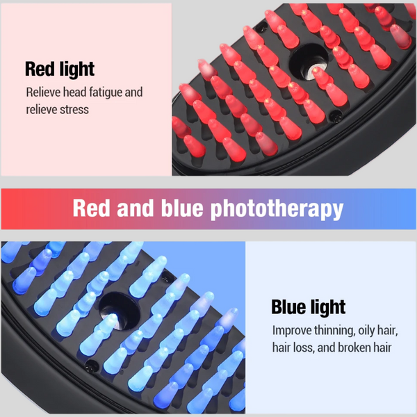 Red Light Therapy Hair Brush